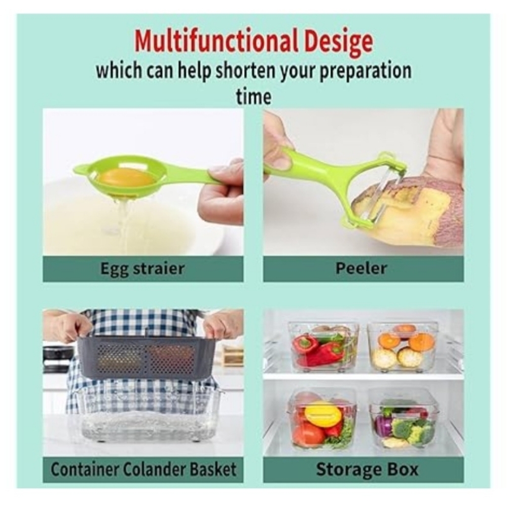 New! Vegetable Cutter With Box - Picture 5 of 7